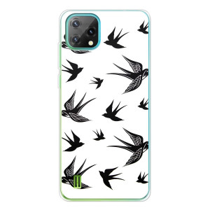 Чохол з пташками на Blackview Oscal C60 (VPrint)