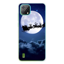 Чехол Санта Клаус для Blackview Oscal C60 – Санта - луна