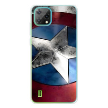 Чохол с Щітом Капітана Америки на Blackview Oscal C60 – Щит Капітана Америки