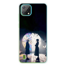 Чехлы Венсдей на Blackview Oscal C60 Уэнсдей (AlphaPrint) – Уэнздей и Инид