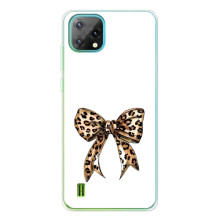 Чехол банты для Blackview Oscal C60 – Леопардовый принт