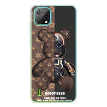 Чехол с брендом Луи Витон на Чёрнаямью Осгал С60 – Мишка робот