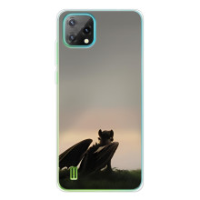 Чехол как приручить дракона на Blackview Oscal C60 (Беззубик)