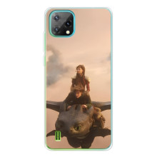 Чехол как приручить дракона на Blackview Oscal C60 (Фильм дракон)