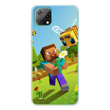 Чехол с картинками Майнкрафт для 

Чёрнаямью Осгал С60 
 – Персонаж Майнкрафт