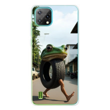 Чехол с мемами тралалело тралала для Blackview Oscal C60 – Бонека амбалабу