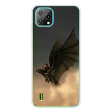 Чехол с принтом дракон Беззубик для Чёрнаямью Осгал С60 – Дранок Беззубик