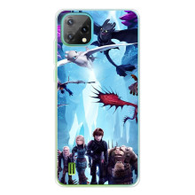 Чехол с принтом дракон Беззубик для Чёрнаямью Осгал С60 – Герои Беззубика