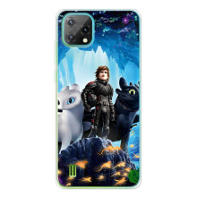 Чехол с принтом дракон Беззубик для Чёрнаямью Осгал С60