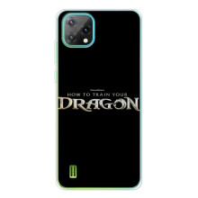 Чехол с принтом дракон Беззубик для Чёрнаямью Осгал С60 – Надпись Дракон