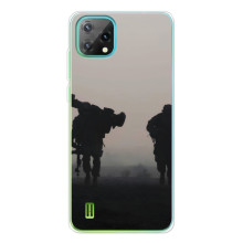 Чехол с украинским воином на Blackview Oscal C60 – Украинские солдаты