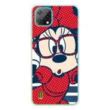 Эксклюзивный чехол для Blackview Oscal C60 (AlphaPrint - Мультяшные) (Маус в очках)