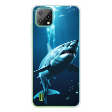 Чехол с картинкой «Хищники» для Blackview Oscal C60 (Акула)