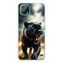 Чехол с картинкой «Хищники» для Blackview Oscal C60 (Пантера)