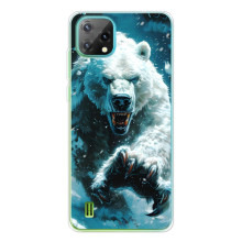 Чехол с картинкой «Хищники» для Blackview Oscal C60 (Медведь)