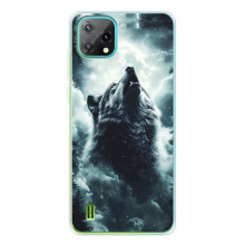 Чехол с картинкой «Хищники» для Blackview Oscal C60 (Волк)
