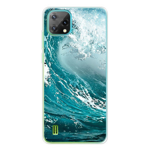 Летний Чехол на Blackview Oscal C60 – Морская волна