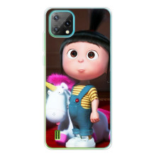 Мультяшный принт на Чехол для ,Блэквью Осокал С60 (Девочка Агнес)