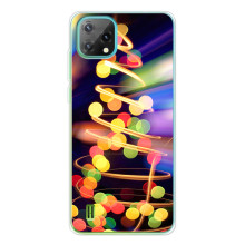 Новогодние Чехлы для >Блэквью Оскал C60 (VPrint) (Елка с гирлянд)