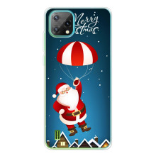 Чехол с зимним принтом для ,Блэквью Осокал С60 (Дед Мороз)