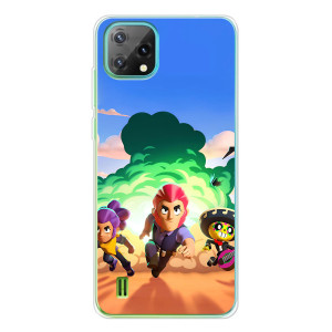 Силіконовый Чохол на Blackview Oscal C60 з картинкою Brawl Stars (Бравел Старс)