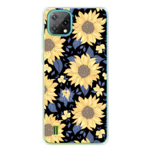 Чехлы с тематикой "ЦВЕТЫ" на Blackview Oscal C60 – красивые цветы