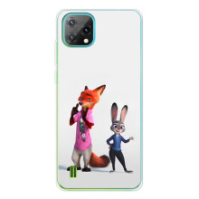 Силиконовый чехол с принтом Зоотрополіс для Blackview Oscal C60 – Джуди и Ник