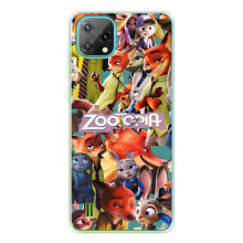 Силиконовый чехол с принтом Зоотрополіс для Blackview Oscal C60 – Коллаж героев