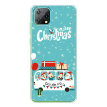 Силиконовый бампер на рождество для Blackview Oscal C60 (Рождественское настроение)