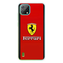 Силіконовий бампер з картинкою машини на Blackview Oscal C60 (Ferrari Logo)