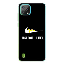 Силиконовый Чехол на Blackview Oscal C60 с картинкой Nike – Later