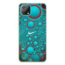 Силиконовый Чехол на Blackview Oscal C60 с картинкой Nike – Найк зеленый