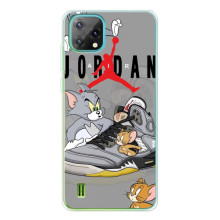 Силиконовый Чехол Nike Air Jordan на ,Блэквью Осокал С60 (Air Jordan)