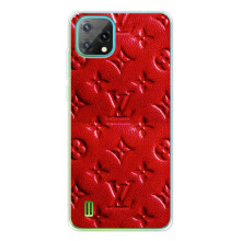 Текстурний Чохол Louis Vuitton для Чорьвy OSКаl C60 (Червоний ЛВ)