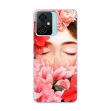 Чехлы (ART) Цветы на Blackview Oscal C70 (VPrint) (Очі в квітах)