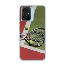 Чехлы с принтом Спортивная тематика для Blackview Oscal C70 – Ракетки теннис