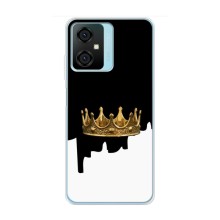 Чехол (Корона на чёрном фоне) для Блеквью Оскал С70 – Золотая корона