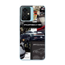 Чохол з авто Порше для Blackview Oscal C70 – Колаж Порше