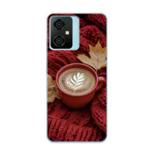 Чохол з унікальним дизайном 'Осінь з кавою' для Blackview Oscal C70 – Кава на ковдрі