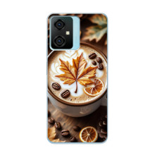 Чохол з унікальним дизайном 'Осінь з кавою' для Blackview Oscal C70 – Пряна кава