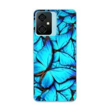 Силиконовый бампер с картинкой животных для Blackview Oscal C70 (Крылья бабочек)