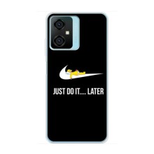 Силиконовый Чехол на Blackview Oscal C70 с картинкой Nike – Later