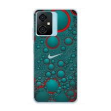 Силиконовый Чехол на Blackview Oscal C70 с картинкой Nike (Найк зеленый)