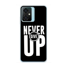 Силиконовый Чехол на Blackview Oscal C70 с картинкой Nike (Never Give UP)