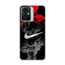 Силиконовый Чехол на Blackview Oscal C70 с картинкой Nike – Nike дым