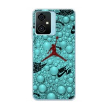 Силиконовый Чехол Nike Air Jordan на Блеквью Оскал С70 (Джордан Найк)