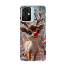 Яркий чехол для Blackview Oscal C70 с Зимними Оленятами