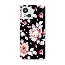 Чохли з квітами для Blackview Oscal C80 (VPrint) (Квіти на чорному)