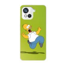 Чехол с Симпсонами для Blackview Oscal C80 (VPrint) – Гомер Симпсон