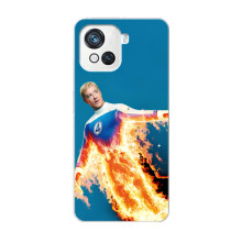 Чохол з принтом Фантастична четвірка для Blackview Oscal C80 – Людина-факел